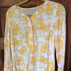 J Crew Yellow Blouse